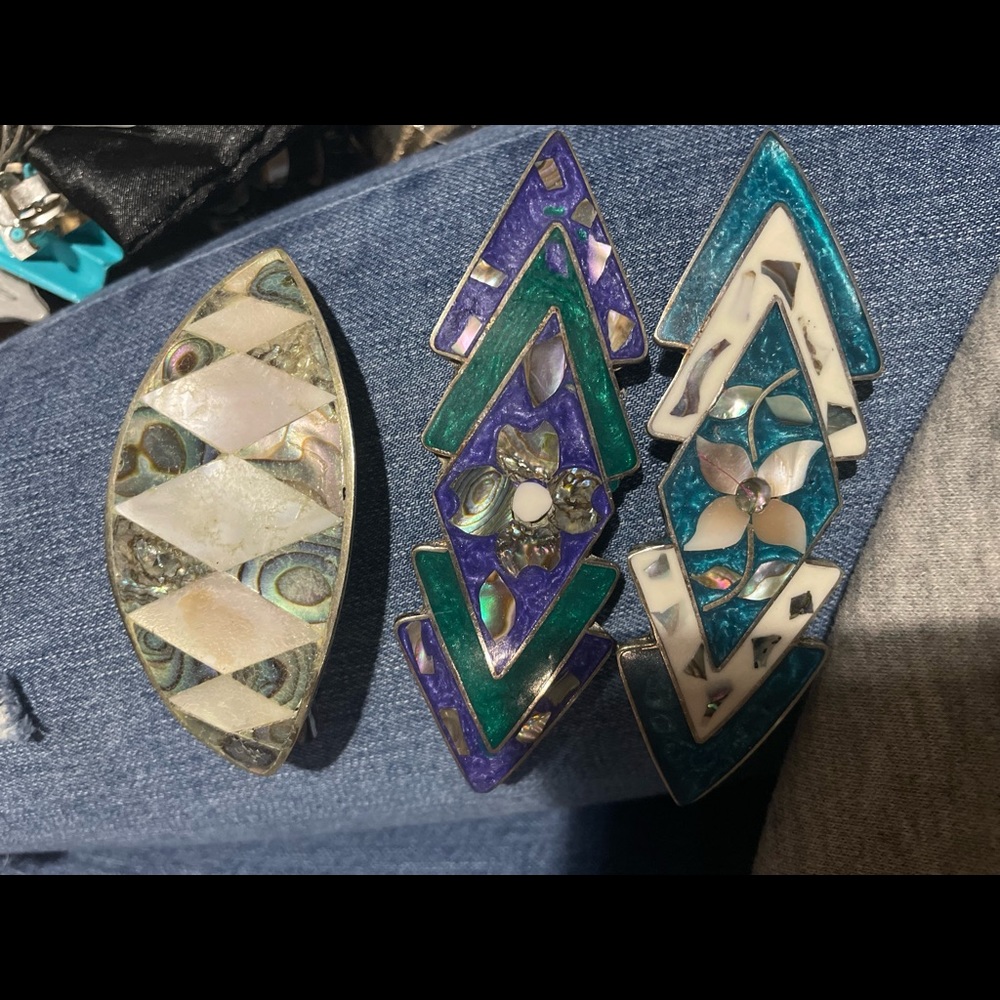 3 pack funky clips